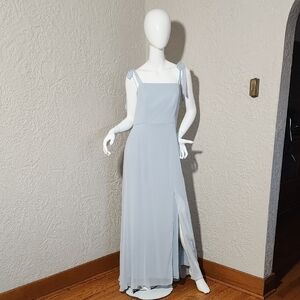 Dessy Collection Off The Shoulder Chiffon A Line Dress